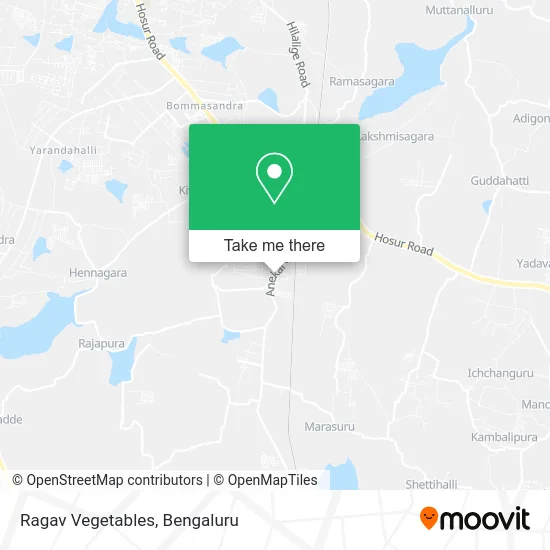 Ragav Vegetables map