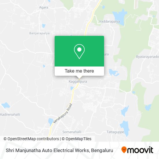 Shri Manjunatha Auto Electrical Works map