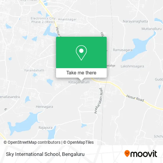 Sky International School map