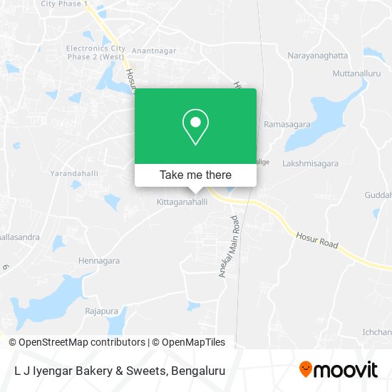 L J Iyengar Bakery & Sweets map