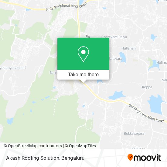 Akash Roofing Solution map