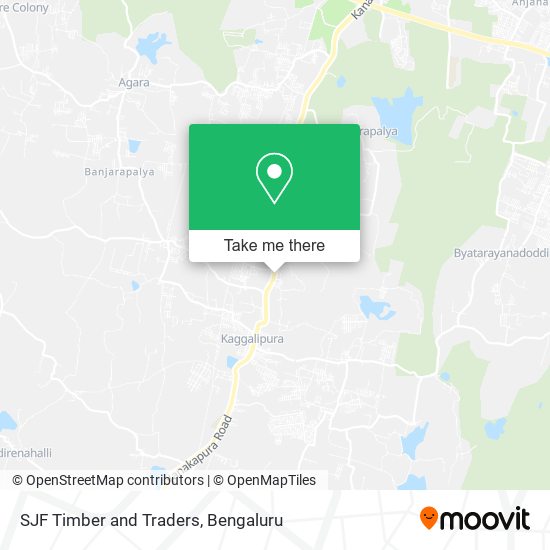 SJF Timber and Traders map