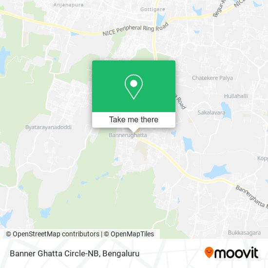 Banner Ghatta Circle-NB map