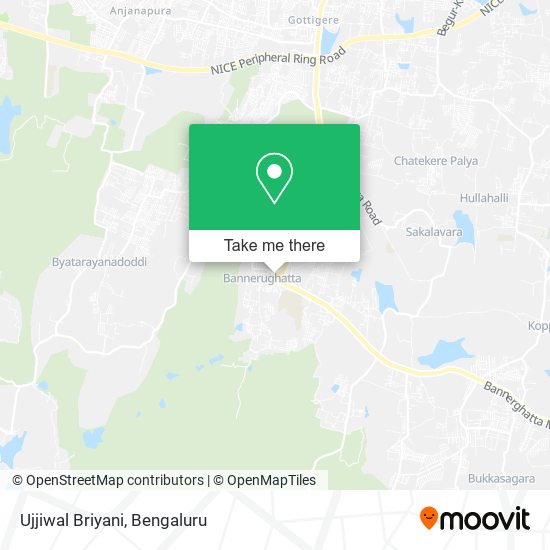 Ujjiwal Briyani map