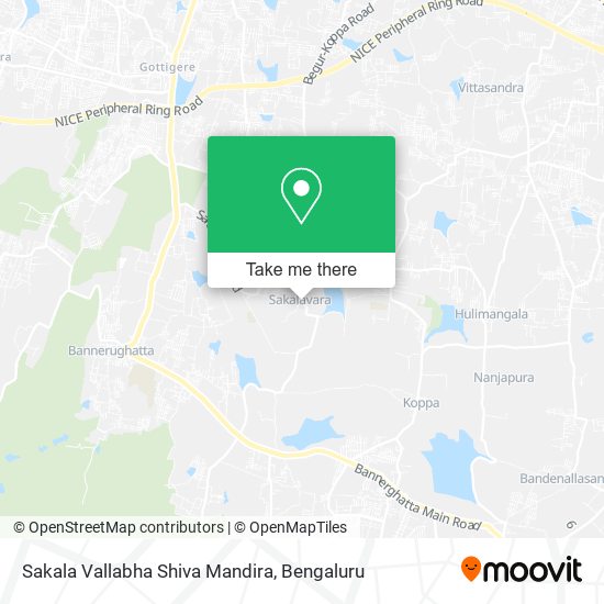 Sakala Vallabha Shiva Mandira map