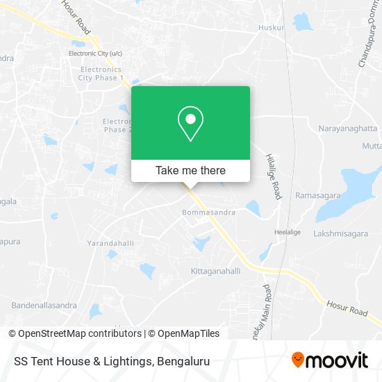 SS Tent House & Lightings map