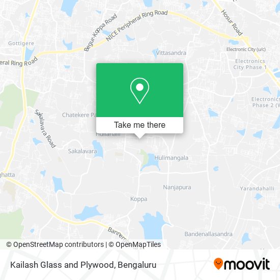 Kailash Glass and Plywood map