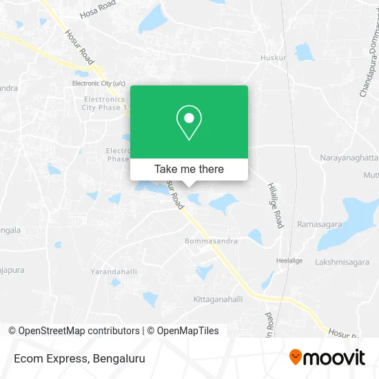 Ecom Express map