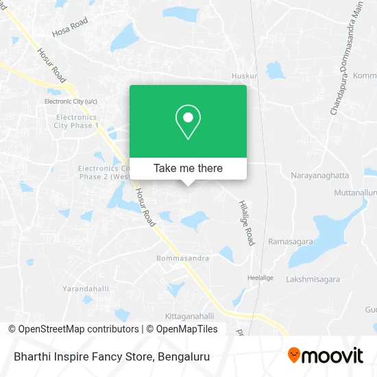 Bharthi Inspire Fancy Store map