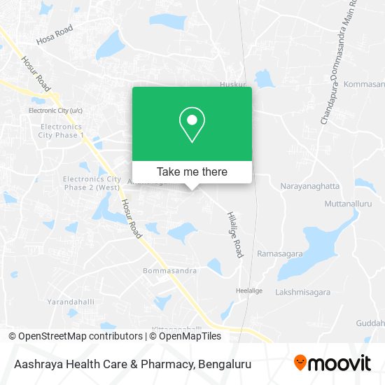 Aashraya Health Care & Pharmacy map