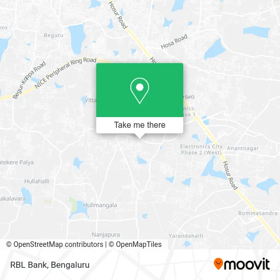 RBL Bank map