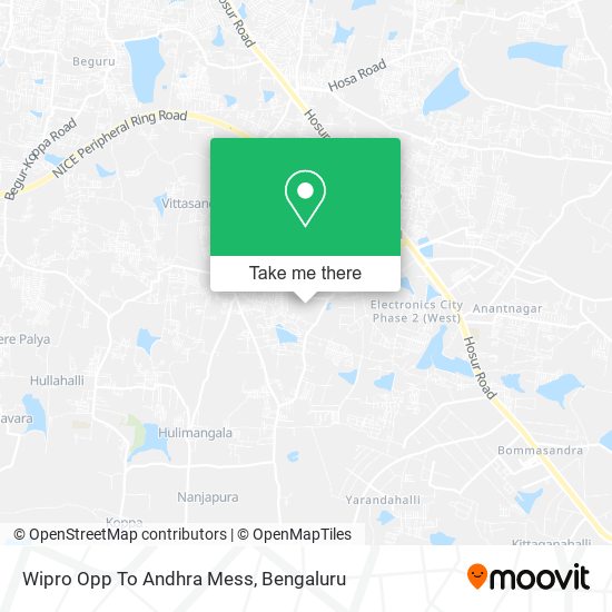 Wipro Opp To Andhra Mess map