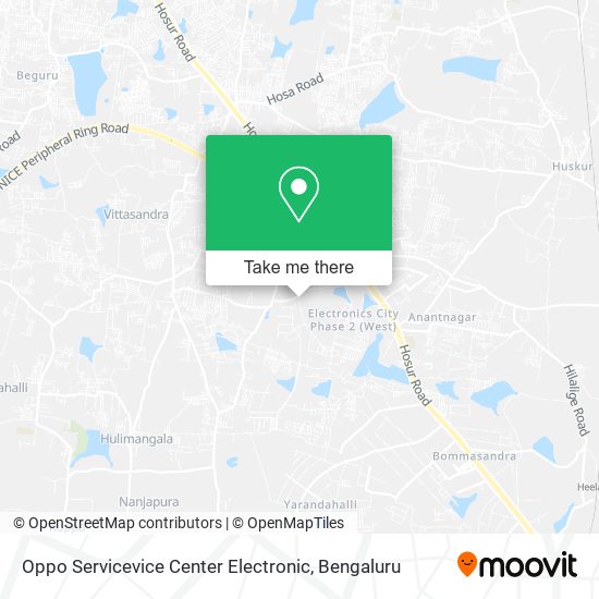 Oppo Servicevice Center Electronic map