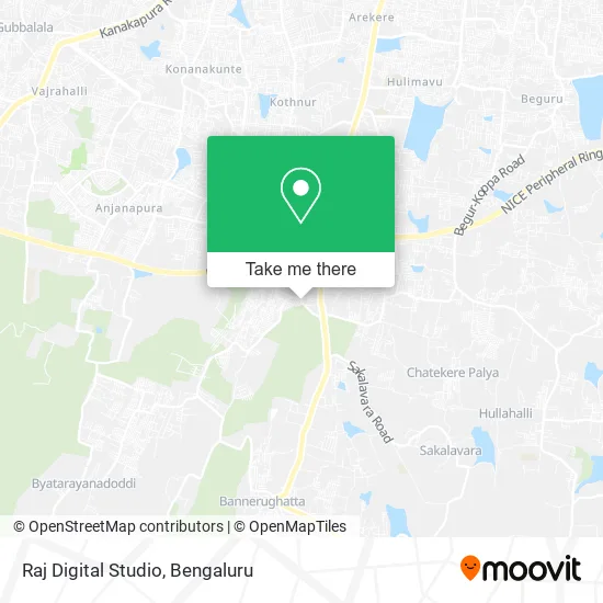 Raj Digital Studio map