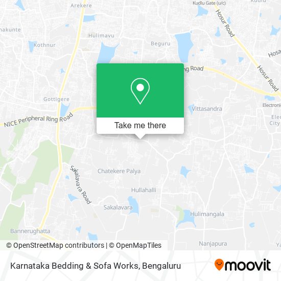 Karnataka Bedding & Sofa Works map