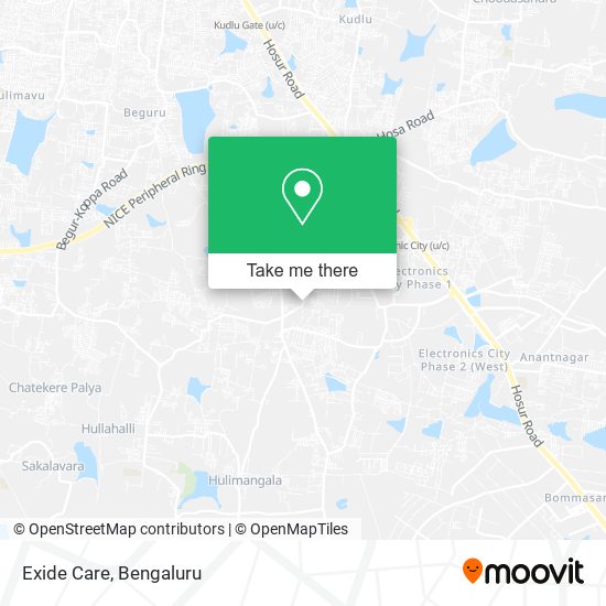 Exide Care map