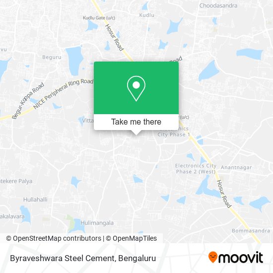 Byraveshwara Steel Cement map