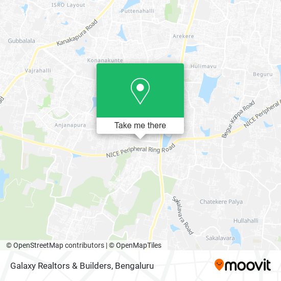 Galaxy Realtors & Builders map