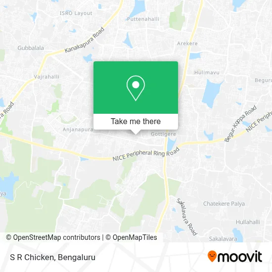 S R Chicken map