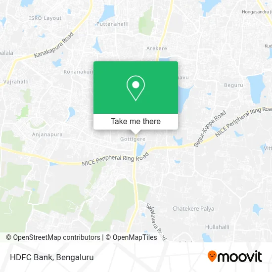 HDFC Bank map