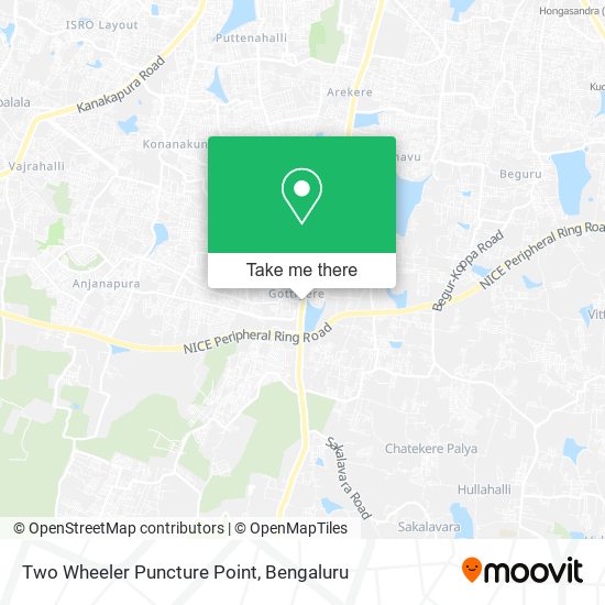 Two Wheeler Puncture Point map