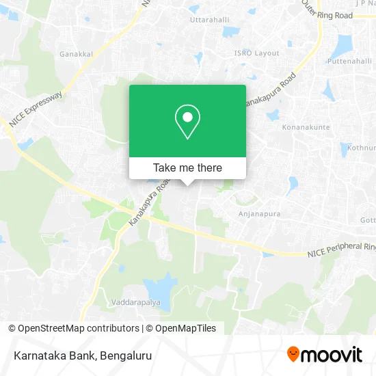 Karnataka Bank map