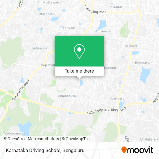 Karnataka Driving School map