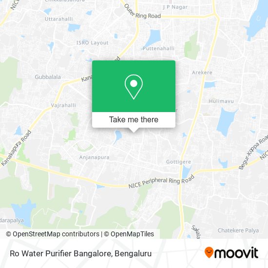 Ro Water Purifier Bangalore map