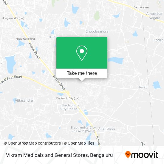 Vikram Medicals and General Stores map