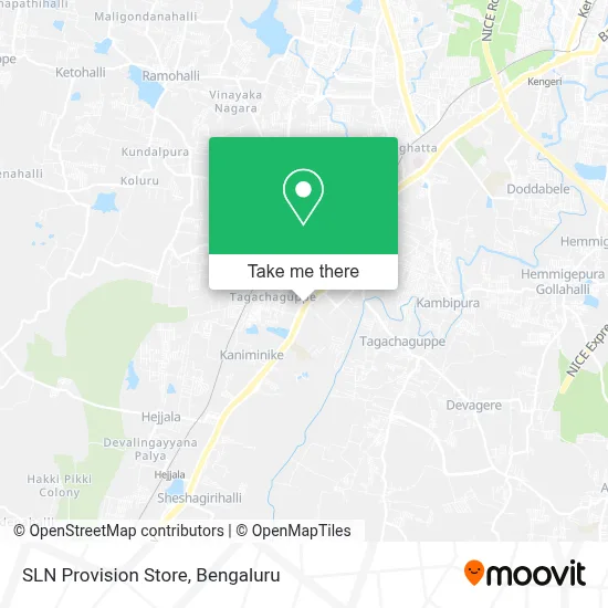 SLN Provision Store map