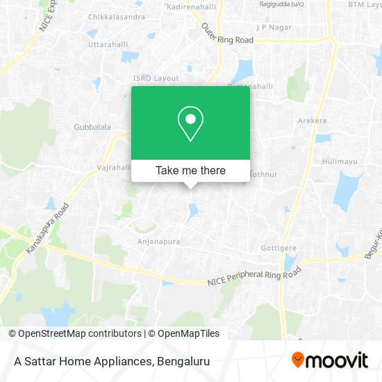 A Sattar Home Appliances map