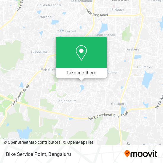 Bike Service Point map