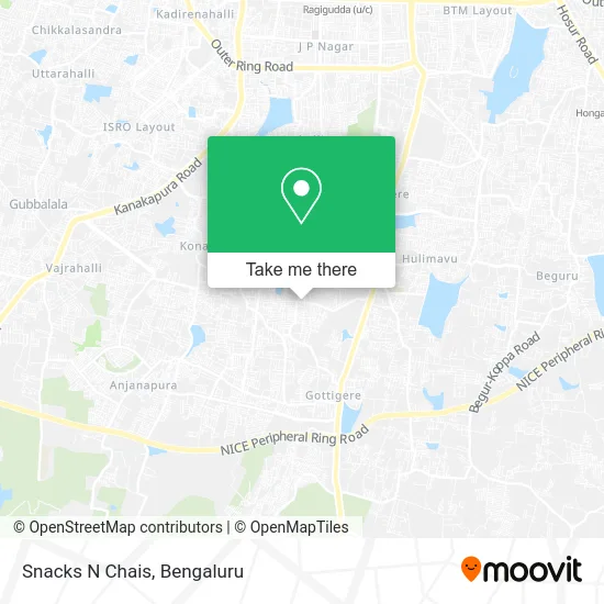 Snacks N Chais map