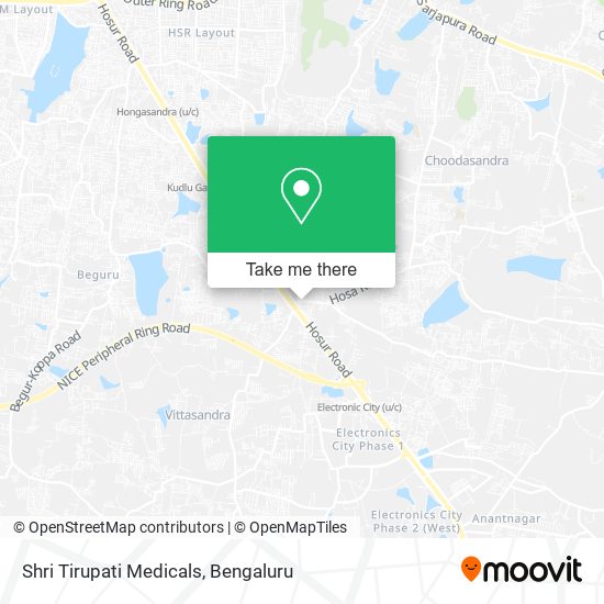 Shri Tirupati Medicals map