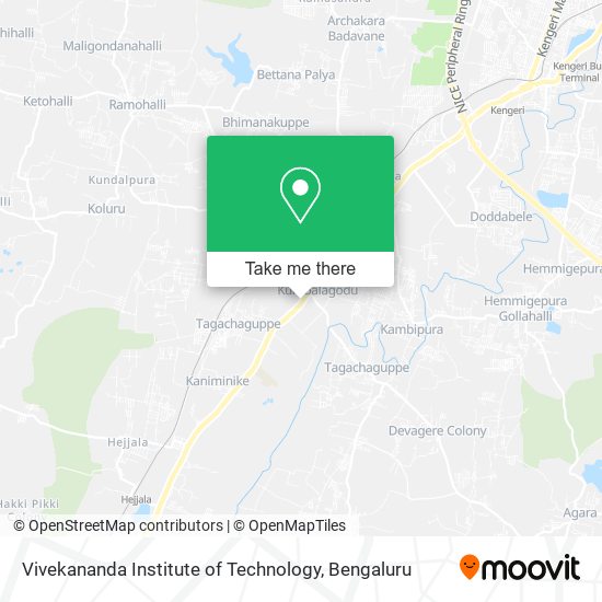 Vivekananda Institute of Technology map