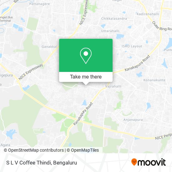 S L V Coffee Thindi map