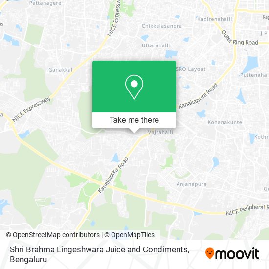 Shri Brahma Lingeshwara Juice and Condiments map