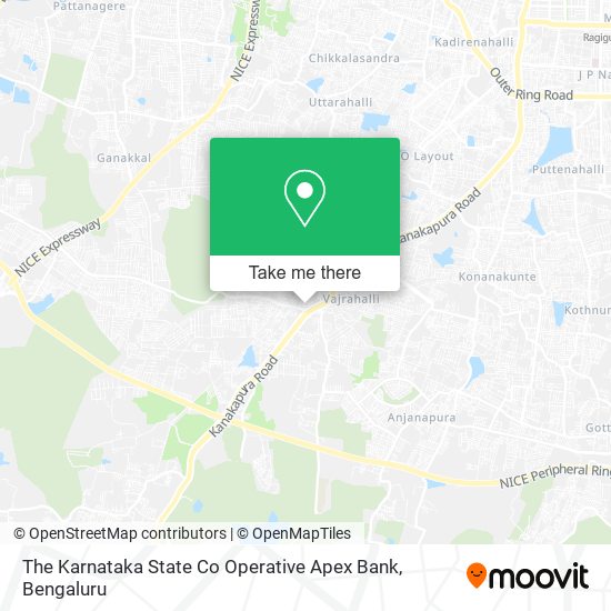 The Karnataka State Co Operative Apex Bank map