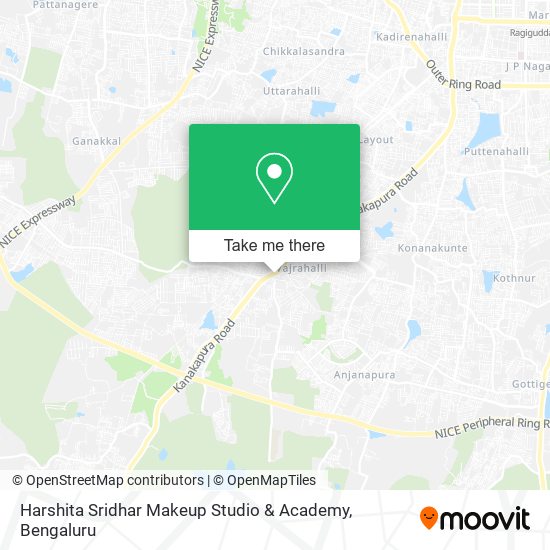 Harshita Sridhar Makeup Studio & Academy map