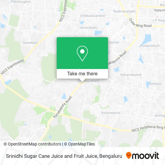 Srinidhi Sugar Cane Juice and Fruit Juice map