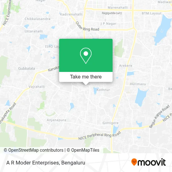 A R Moder Enterprises map