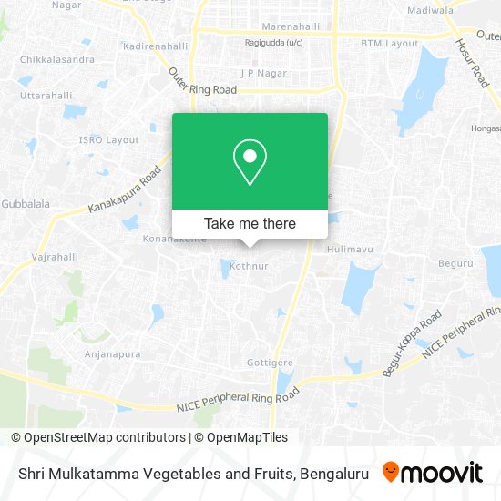 Shri Mulkatamma Vegetables and Fruits map
