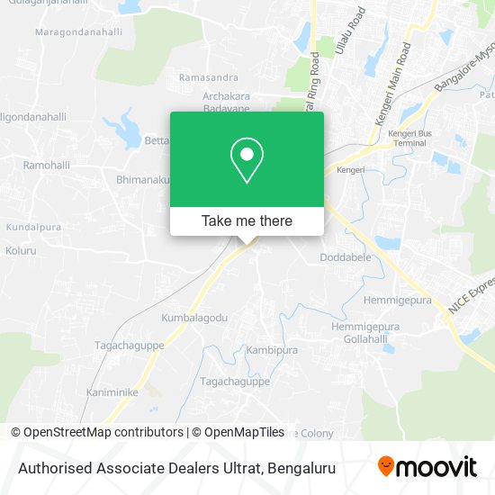 Authorised Associate Dealers Ultrat map