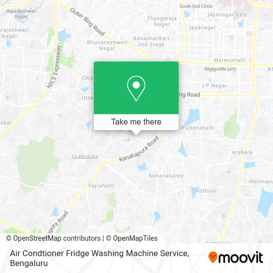 Air Condtioner Fridge Washing Machine Service map