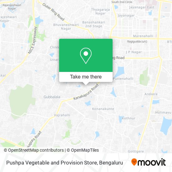 Pushpa Vegetable and Provision Store map