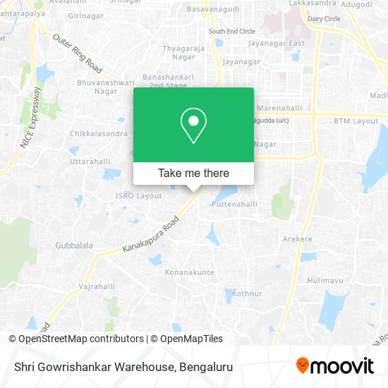 Shri Gowrishankar Warehouse map