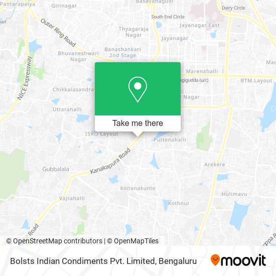 Bolsts Indian Condiments Pvt. Limited map