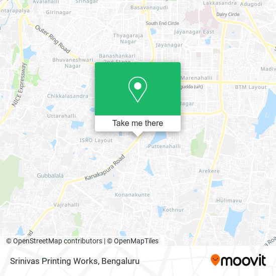 Srinivas Printing Works map