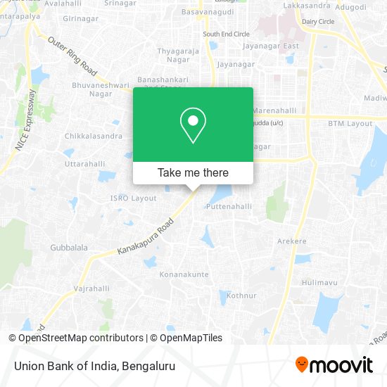 Union Bank of India map