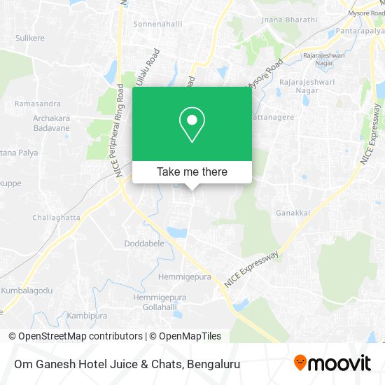 Om Ganesh Hotel Juice & Chats map